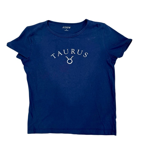 J. Crew Tops - J. Crew Women’s Dark Blue Taurus Tee Size Small